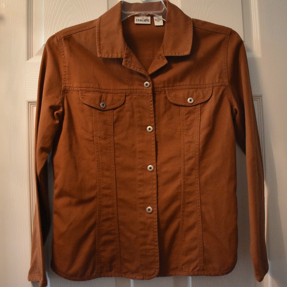 Chico's Brown Jacket - Size 1